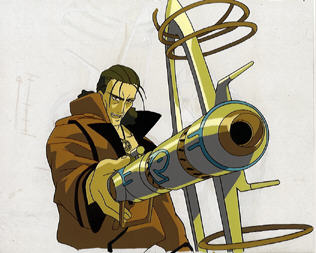 In the anime series, Outlaw Star, Gene Starwind, the main protagonist, uses...