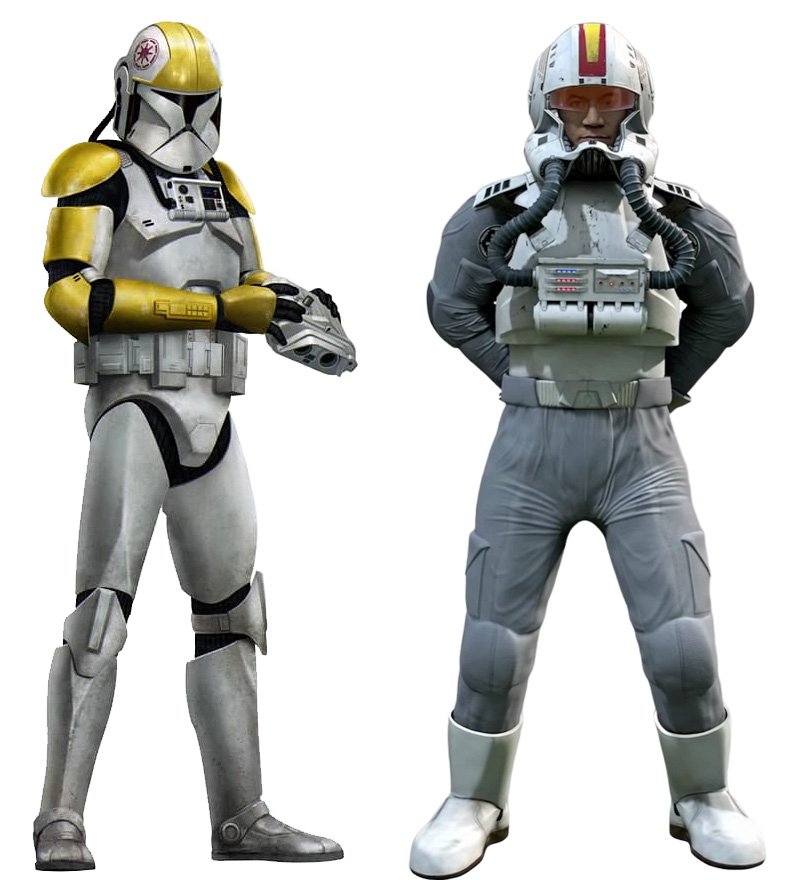 Clone trooper pilot