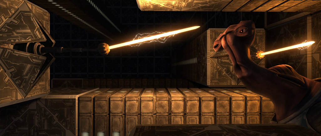 Electrified laser blade