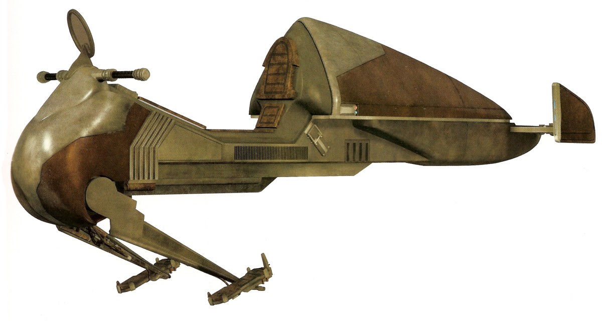 Huppla Pasa Tisc Shipwrights Collective Flitknot speeder bike