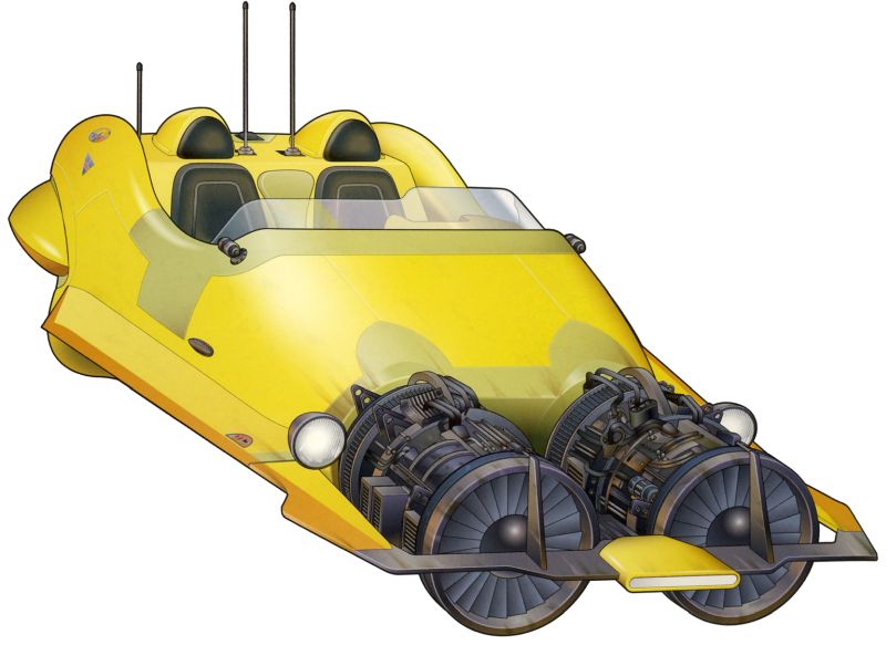 Narglatch AirTech prefabricated kit XJ-6 airspeeder