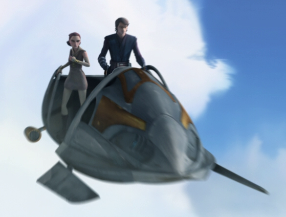 InterGalactic Banking Clan Hover sledge