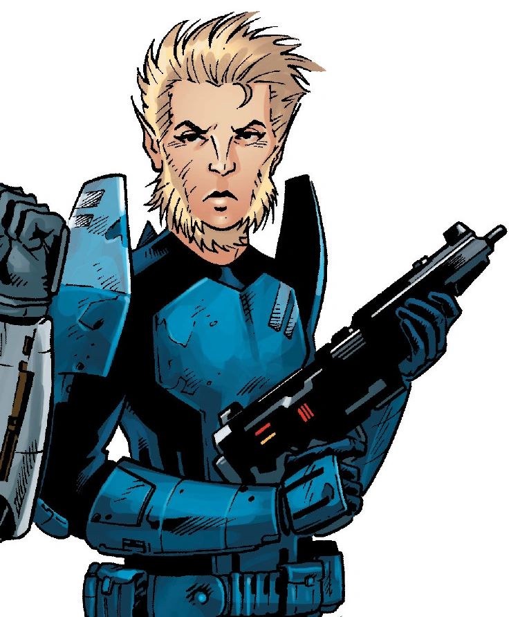 Koblus Sornell (Devaronian Mandalorian Warrior)