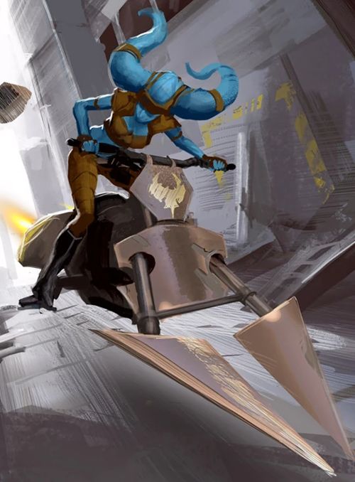 Ikas-Adno Model 67 Shrieker Speeder Bike