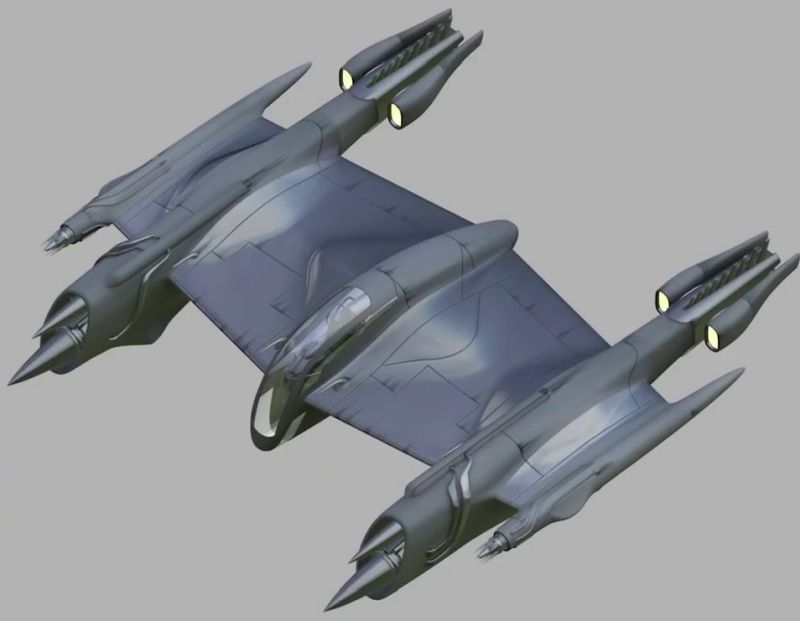 Buuper Torsckil Abbey Devices Porax-38 starfighter