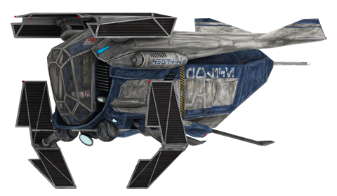 Republic police gunship
