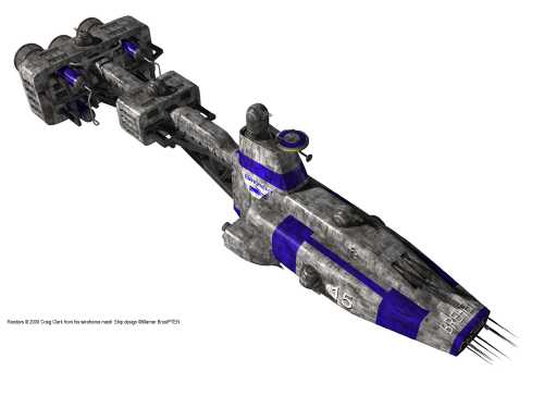 Earth Alliance Hyperion Class Heavy Cruiser